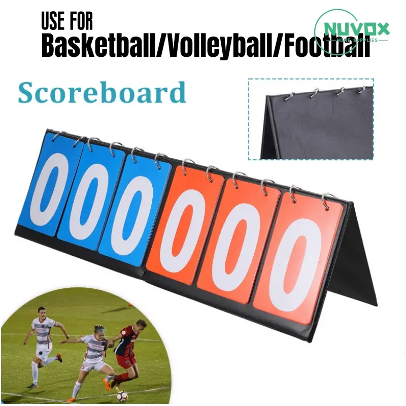 44% OFF 6 Digital Tabletop Scoreboard Score Flip Score Keeper Sport Equipment For Football Basketball Tennis