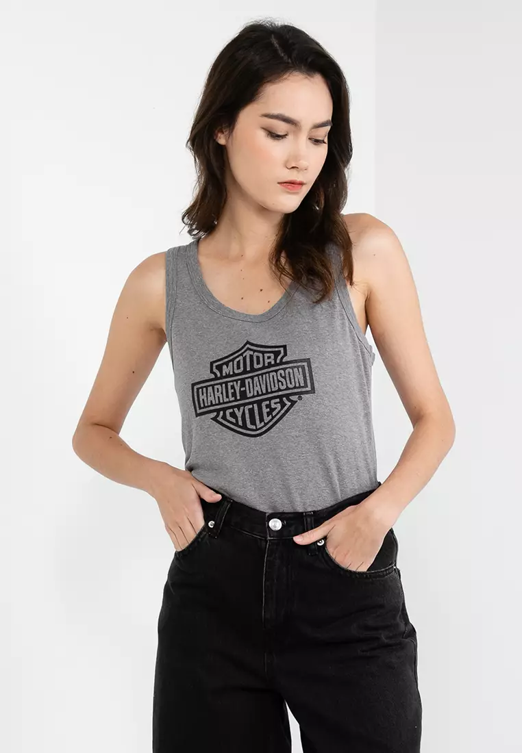 60% OFF Harley Davidson Ultra Classic Bar & Shield Ribbed Tank Top
