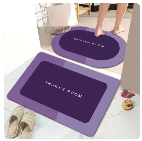 55% OFF GM 2in 1 Soft Diatomaceous Earth Earth Mat Quick Dry Bathroom Anti-Slip Carpet super