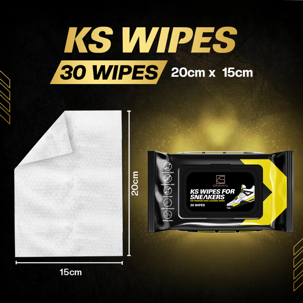 23% OFF KS Wipes – Premium Sneaker Cleaning Shoe Wipes | Gentle Safe & Quick Easy White Shoes Wipes Cleaner