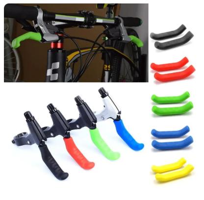 78% OFF 2PCS Silicone Bicycle Lever Grips Protectors Cover Sleeve MTB Bike Parts U-29