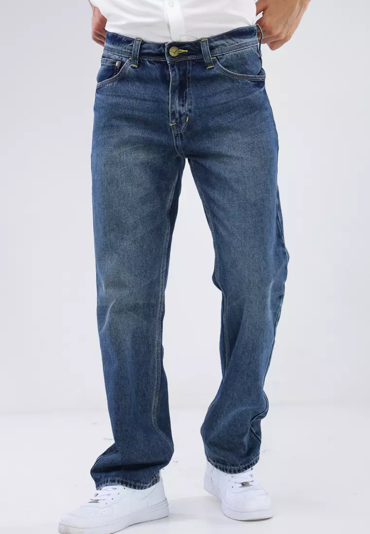 62% OFF Freego Mens Denim Long Pants Regular Fit