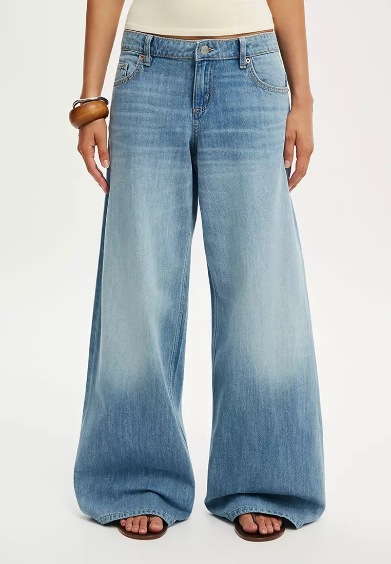 50% OFF Cotton On Low Rise Wide Jeans
