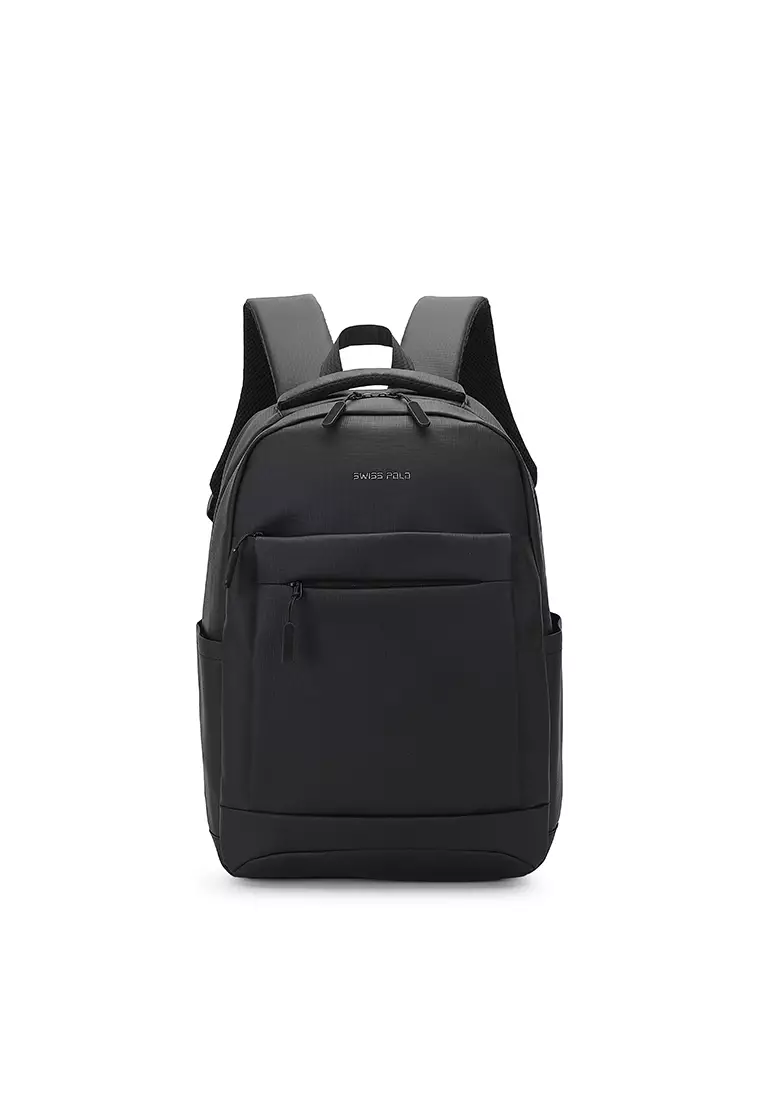 32% OFF Swiss Polo Men's Laptop Backpack - Black