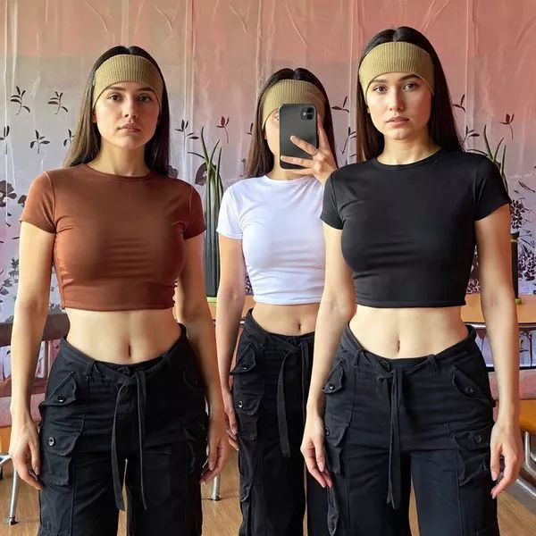 12% OFF WSP Gigi Basic Double Lining Front Croptop Freesize | XS to Medium Womenswear