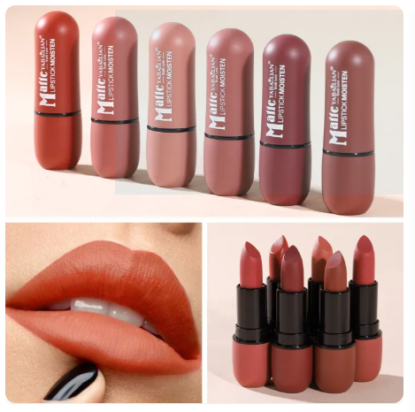 44% OFF Matte Lipstick Waterproof and Anti-sweat Lipstick Hold Water and Anti-Dizziness Lipstick Matte Long Lasting