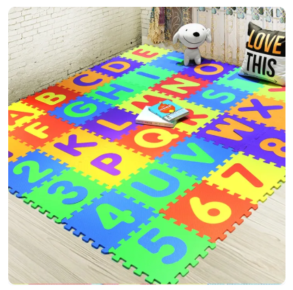 53% OFF 36 Pcs Random Letter Puzzle Floor Foam Mats 30x30cm Number Baby Play Mat Crawling Rubber Mat