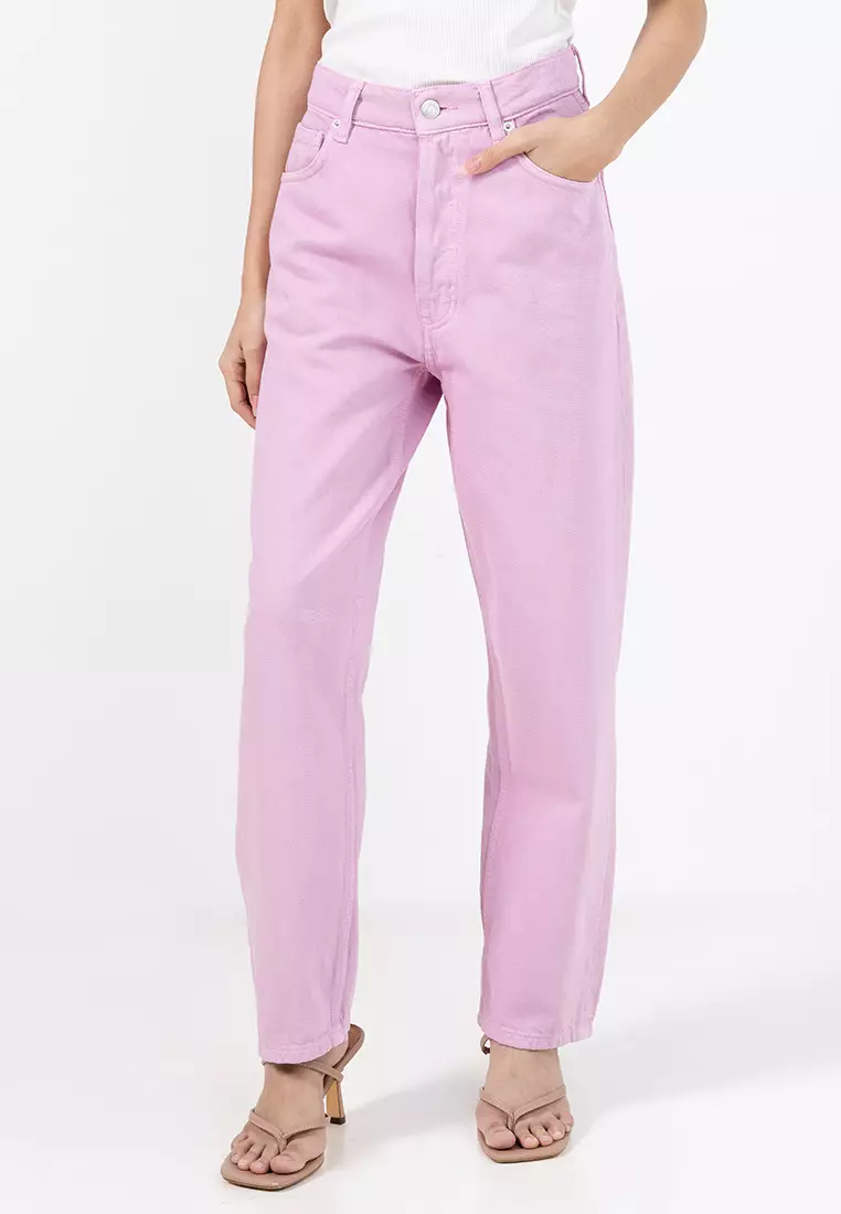 72% OFF Mango High-Waisted Mom-Fit Jeans