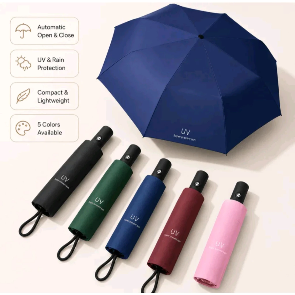 34% OFF LSJ UV Automatic Sunscreen Umbrella [Automatic]