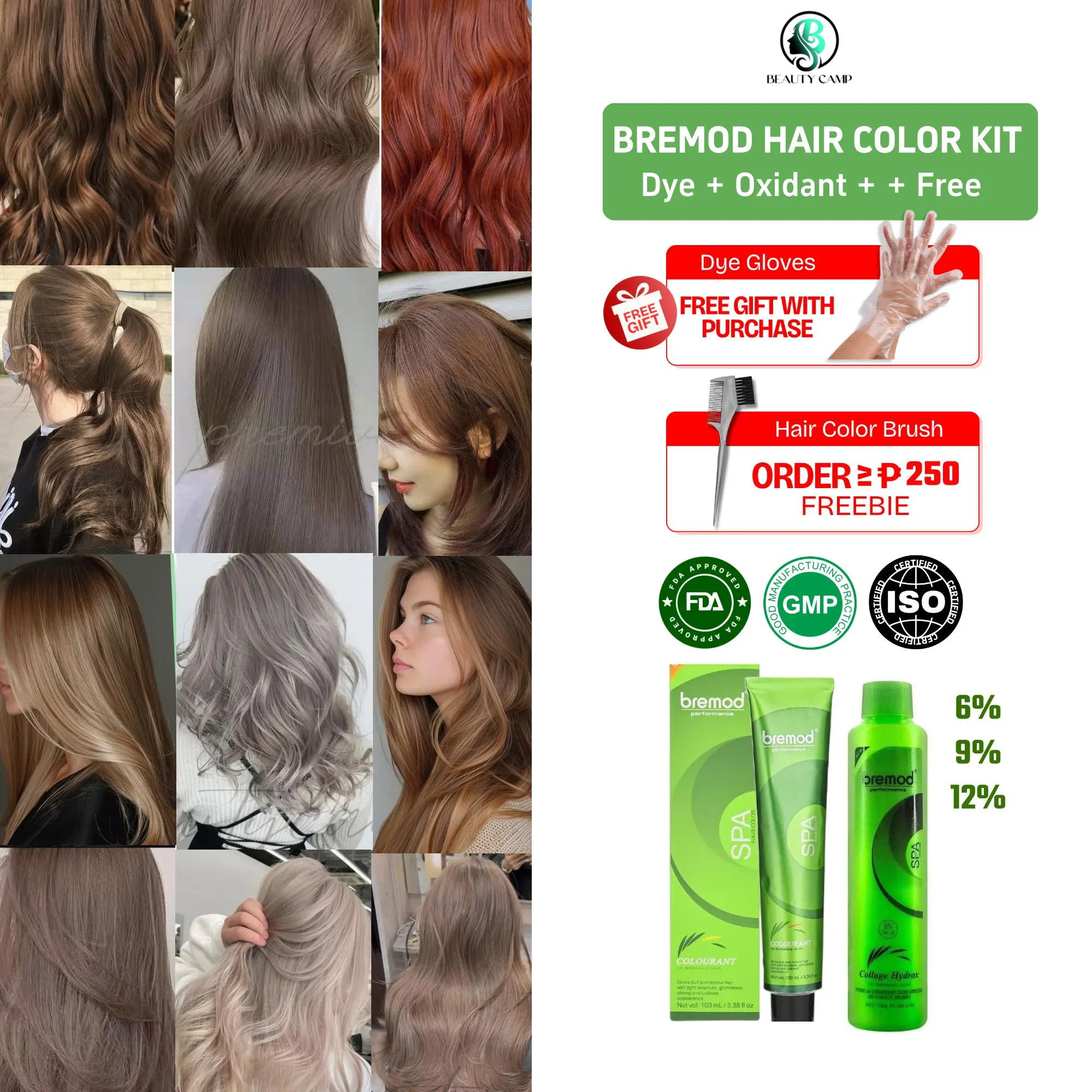 60% OFF 【Free Gift】Bremod Hair Color| Comes with Oxidizer 100ml, | Ideal for Home Use or Professional Salons | Achieve Desired Hair Color with Ease Hair Dye Cream Haircare ,Trustworthy big brand 817milk tea ash