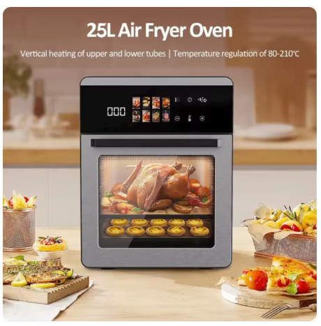 73% OFF TIXX Air Fryer 25L Large Capacity Multifunction Color Touch Screen Display with Visual Window