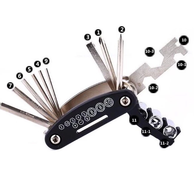 69% OFF Motorcycle Allen Wrench Pocket tools / bicycle 16 in one tool #T-1