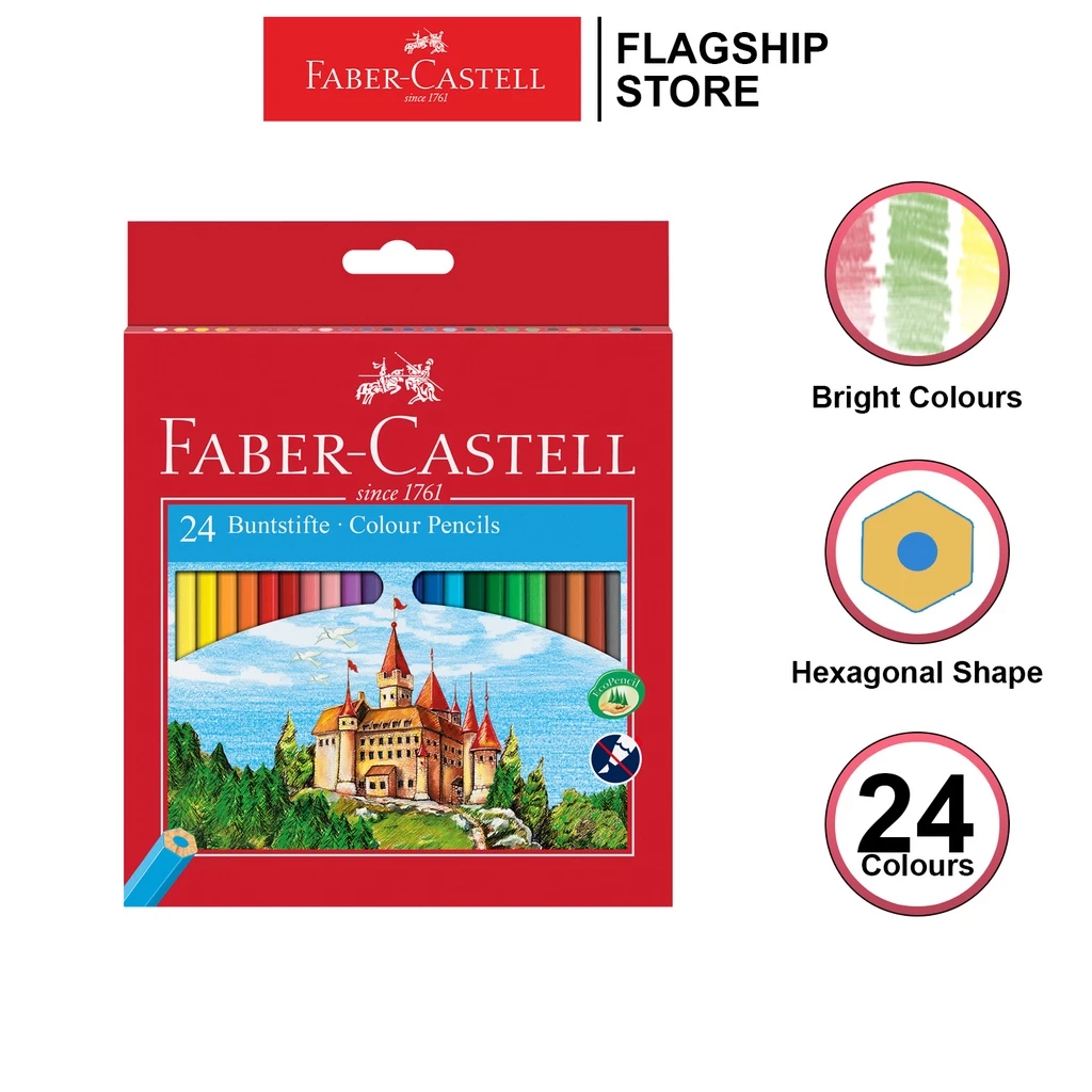 10% OFF Faber Castell Classic Color Pencil 24 colors Long [12115854]