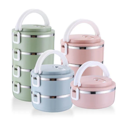 38% OFF  WestGoods Stackable Thermal Lunch Box Stainless Steel Hot Food Bento Portable Home Insulated Meal Box