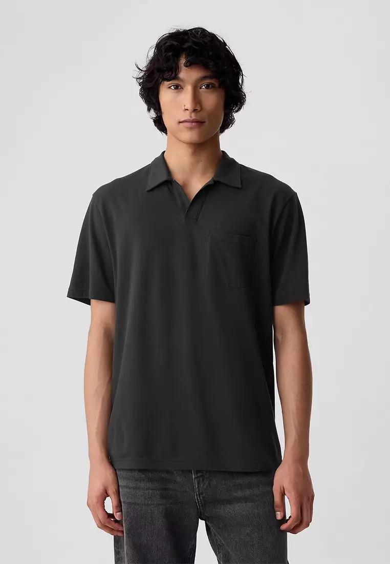 73% OFF Pique Polo Shirt