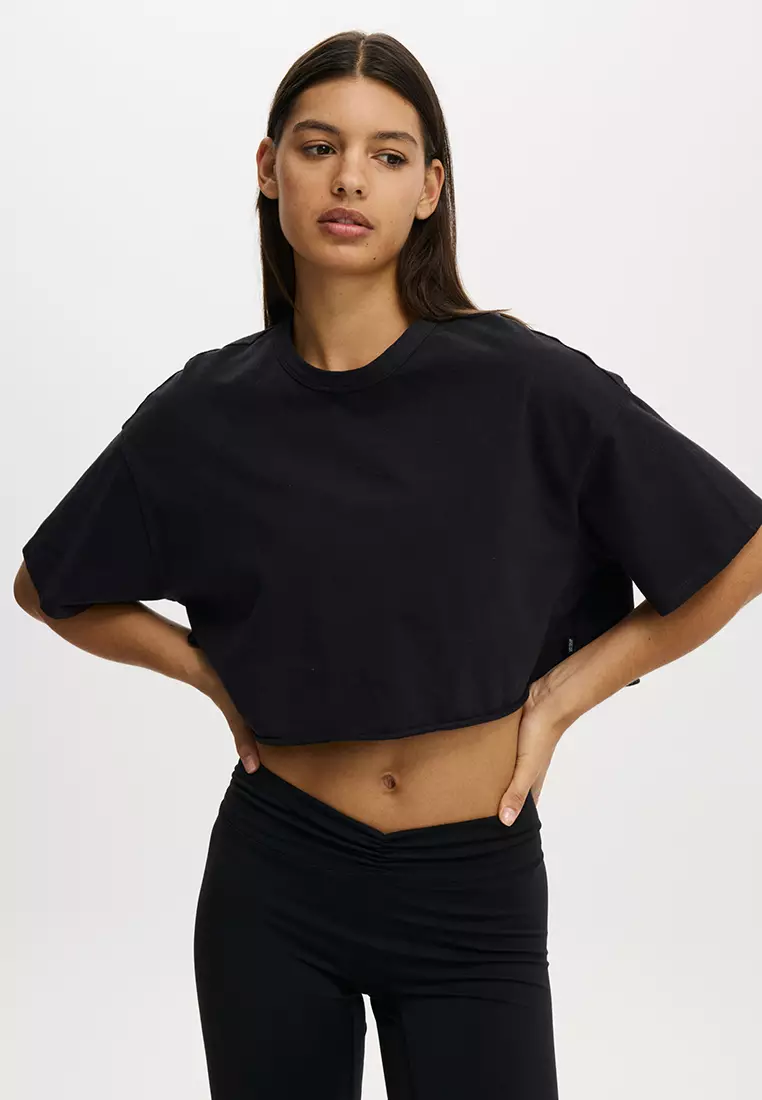 66% OFF Relaxed Cropped T-Shirt