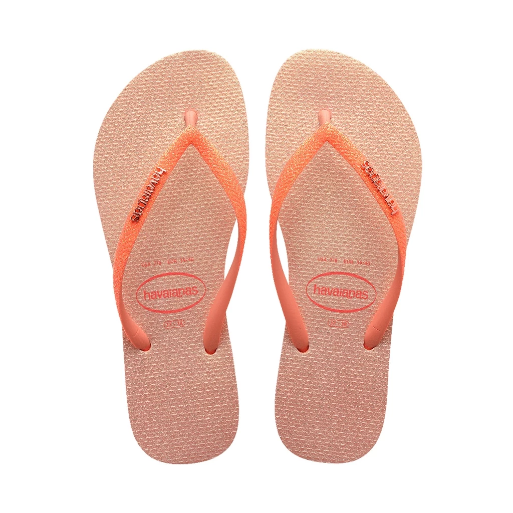 55% OFF Havaianas Slim Glitter Iridescent Peach Rose