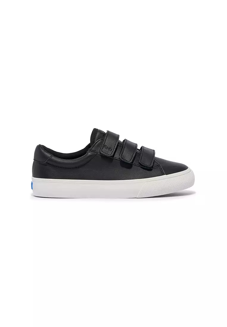 50% OFF Womens' Jump Kick V Leather Black/White (WH68193)