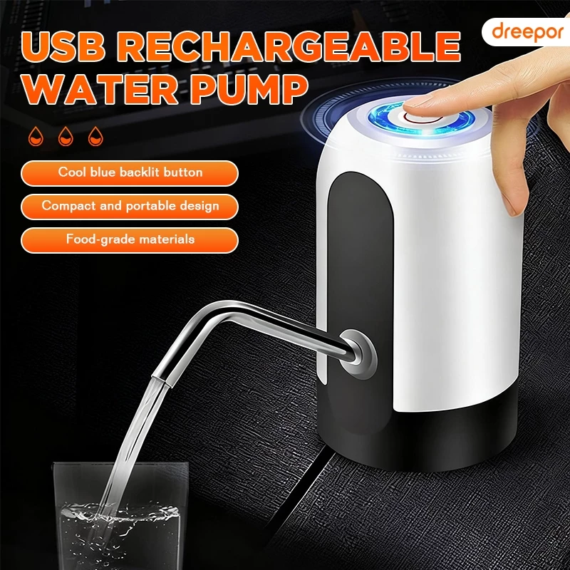68% OFF Dreepor Automatic Water Dispenser Wireless Intelligent Pump For Bottled Water