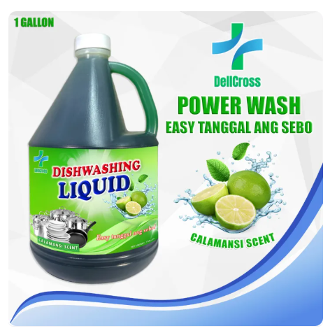 63% OFF Dellcross Dishwashing Liquid - 1 Gallon (Calamansi)