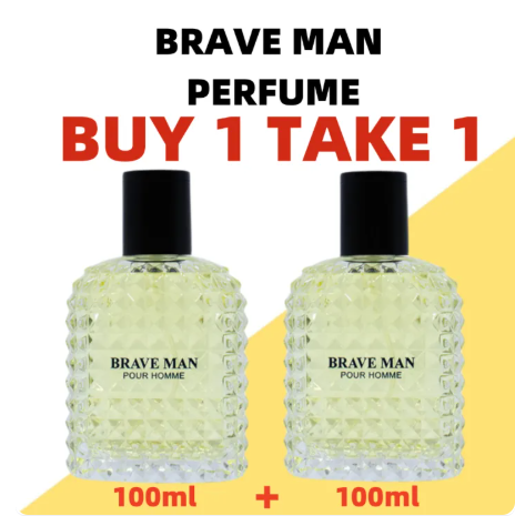 20% OFF 【BUY 1 TAKE 1】100ml Braveman Perfume Scents Collection Pour Homme Brave Man Perfume Oil Based for Men Long Lasting Body Mist Colorful Shimmer Inspired Fragrance