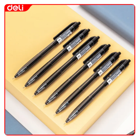 52% OFF Deli 12Pcs 0.7mm Ballpoint Ballpen Set For School Gel Pen Aesthetic Pen Spinning EQ20