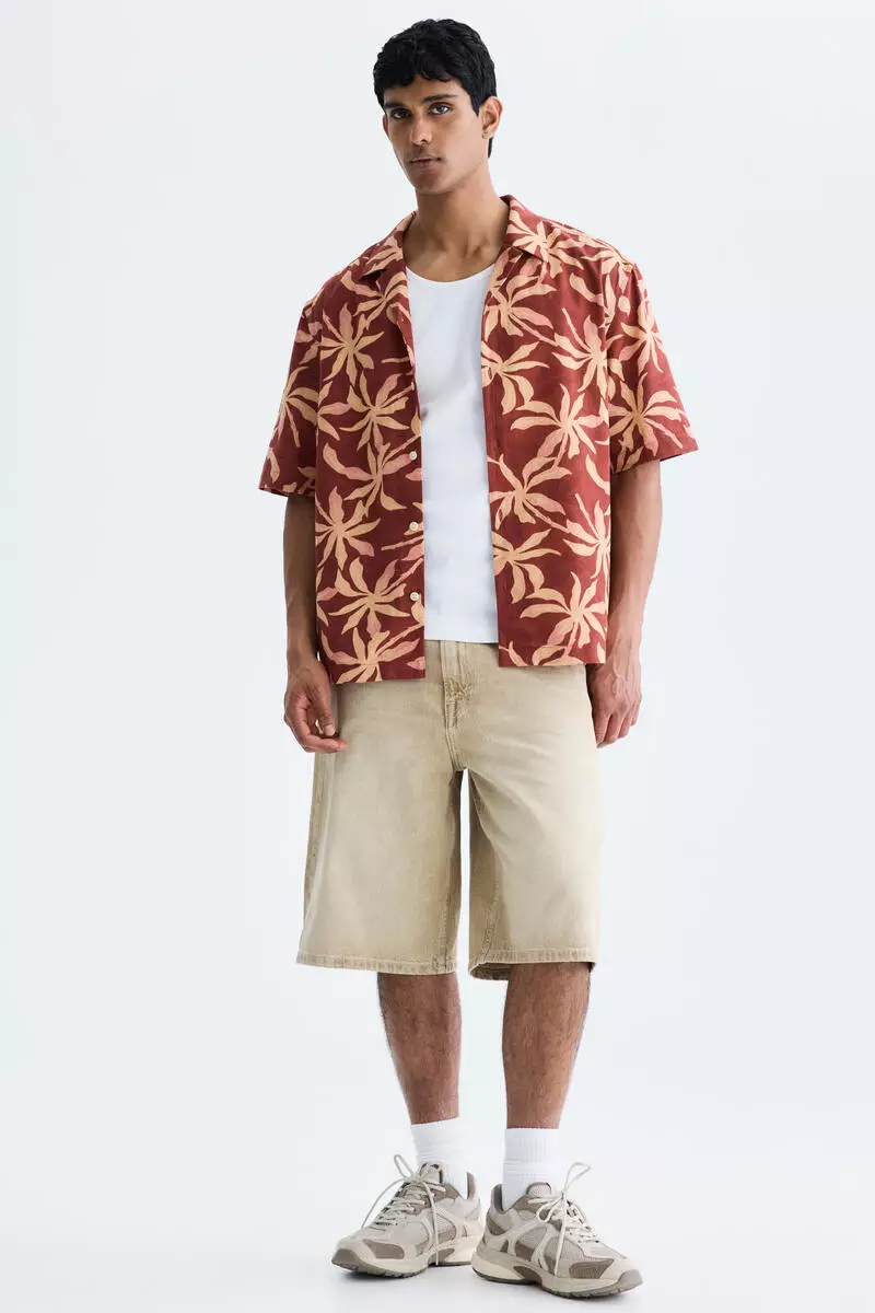 10% OFF Relaxed Fit Cotton resort shirt