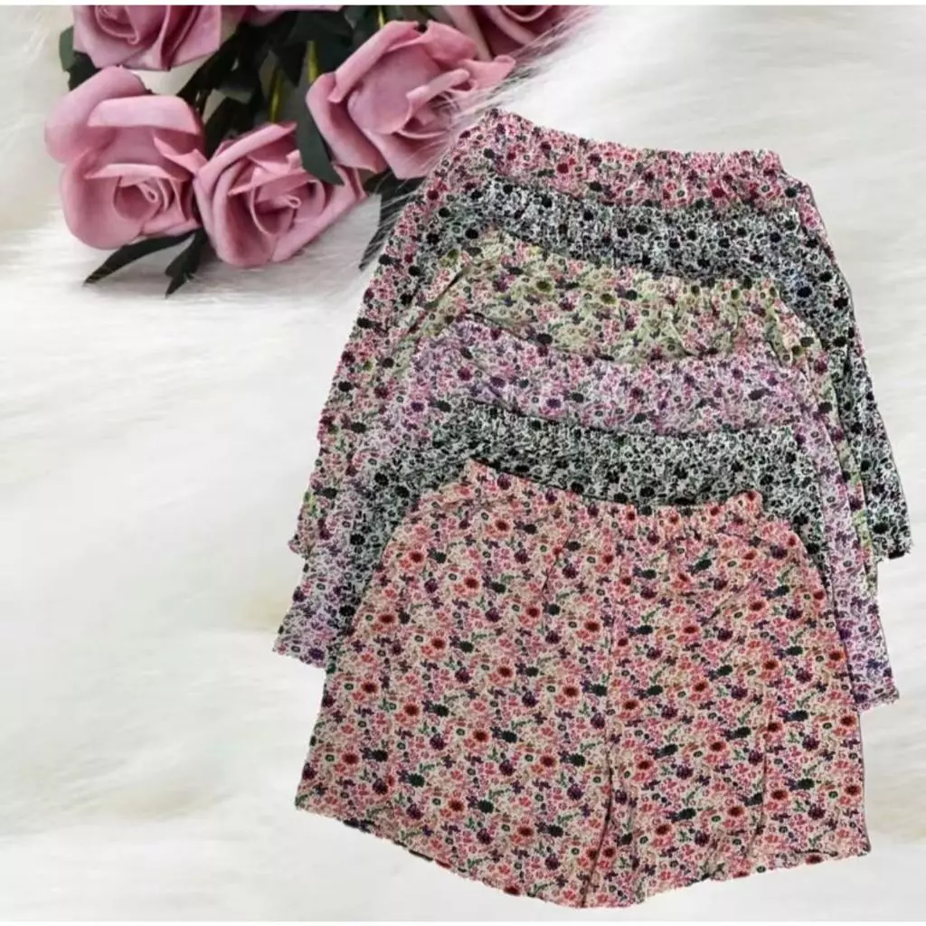 37% OFF SF 6pcs Foral Short Dolphin Sexy Short For Women Ladies Flower Color Cotton Strechable Stretchable