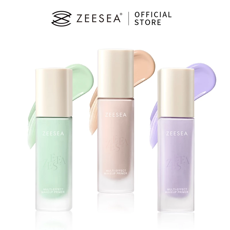 70% OFF ZEESEA Face Primer Cream Blur Pore Color Corrector Makeup Base Moisturizing Brightening