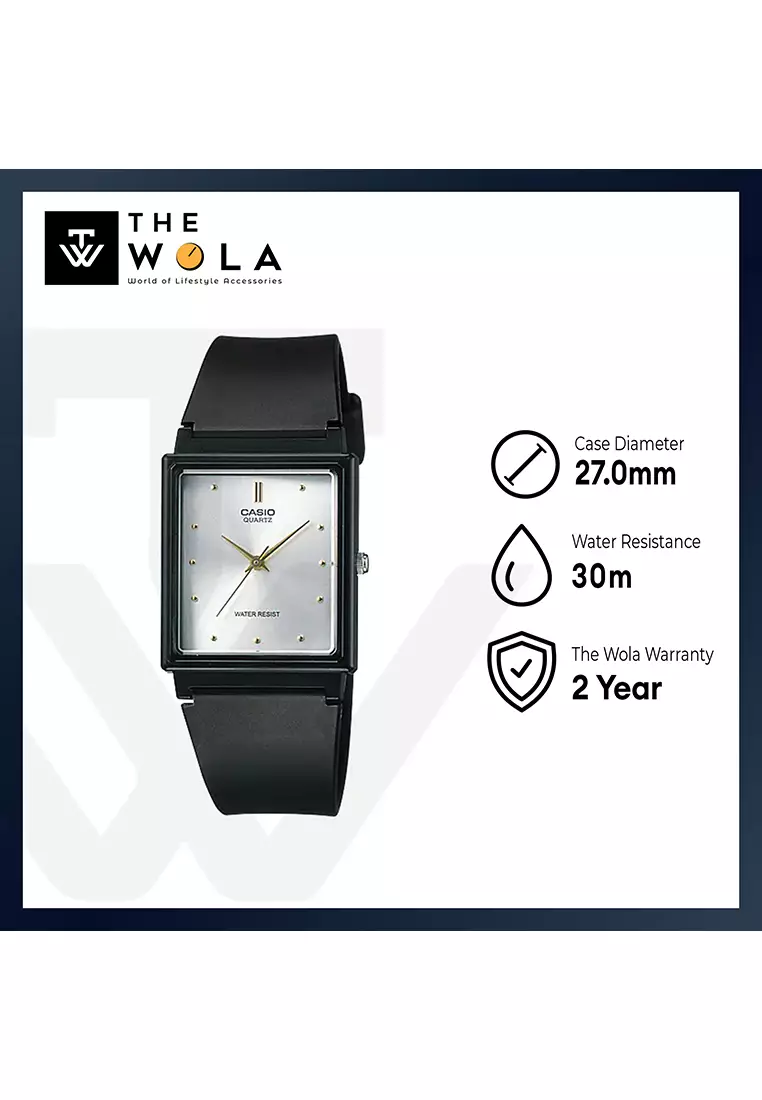55% OFF Casio Watches Men's Analog MQ-38-7A Black Resin Band Casual Watch