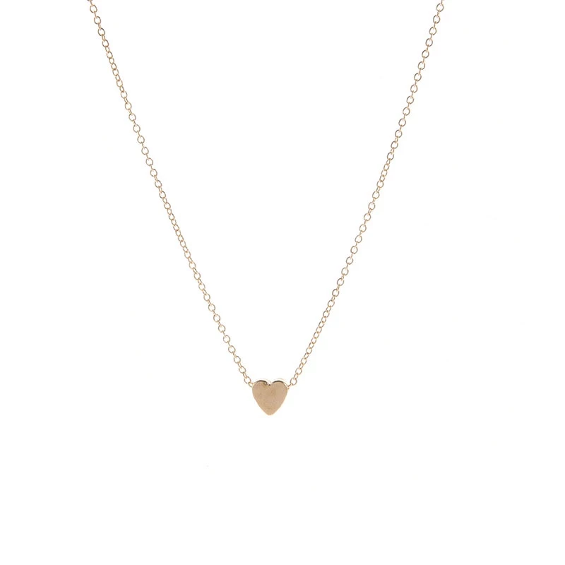 64% OFF Simple Love Women Necklace Heart-shaped Pendant / Antique Jewelry Gift / Party Gift B
