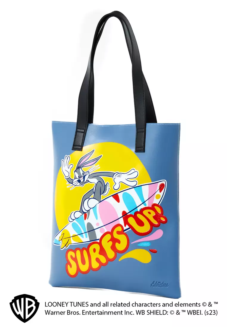 72% OFF Looney Tunes Collection Vegan Leather Tote Bag Sylva Bugs Bunny