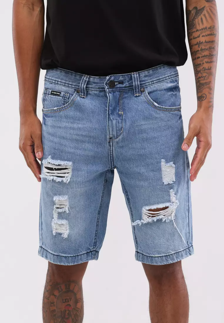57% OFF Denim Shorts Non-stretch