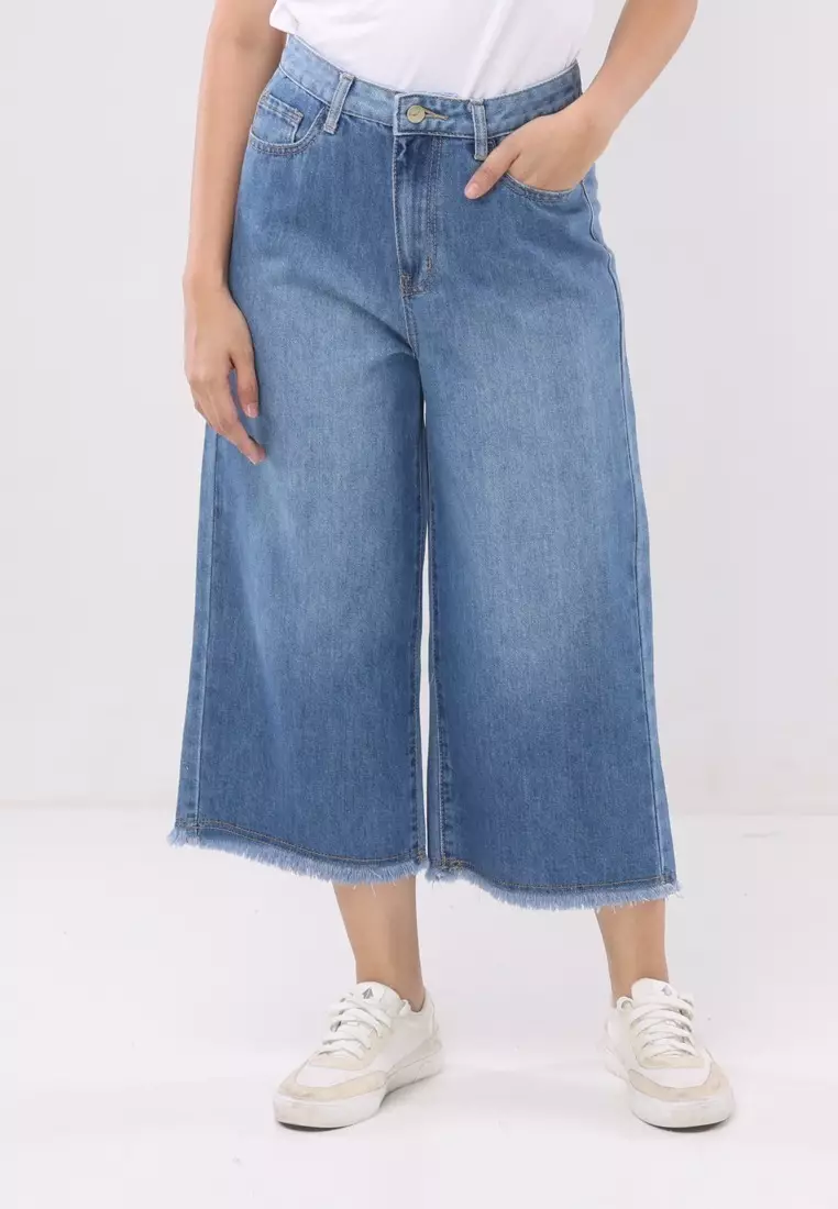 60% OFF Denim Cullotes Ladies