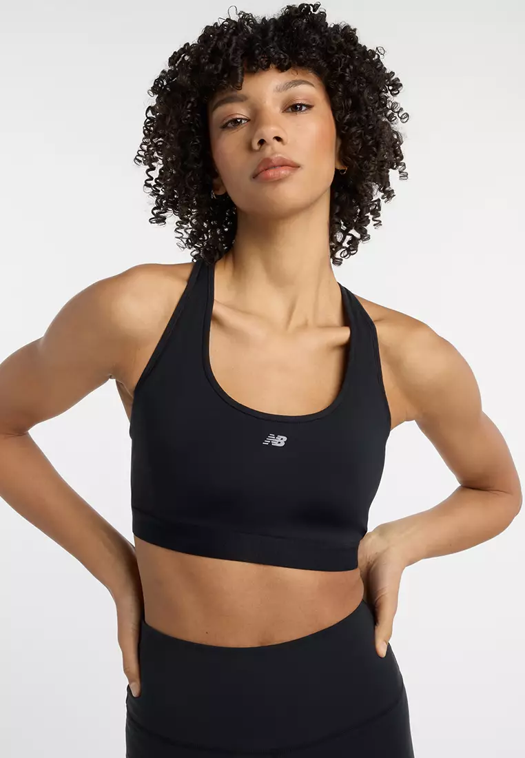 63% OFF New Balance Essential Run Bra