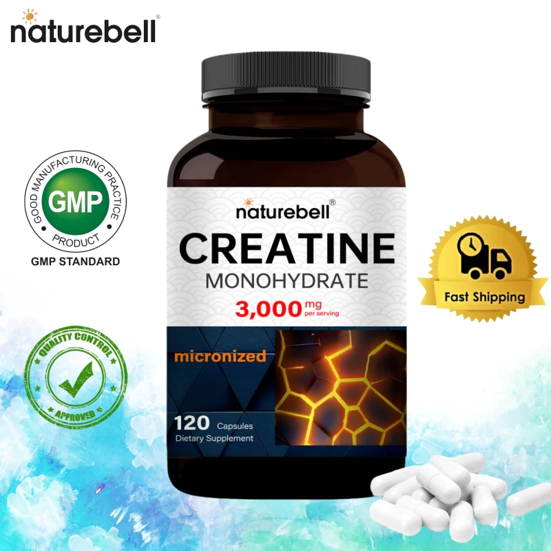 28% OFF NatureBell Creatine Capsules, Help Muscle Protein Synthesis, Enhance Athletic Performance