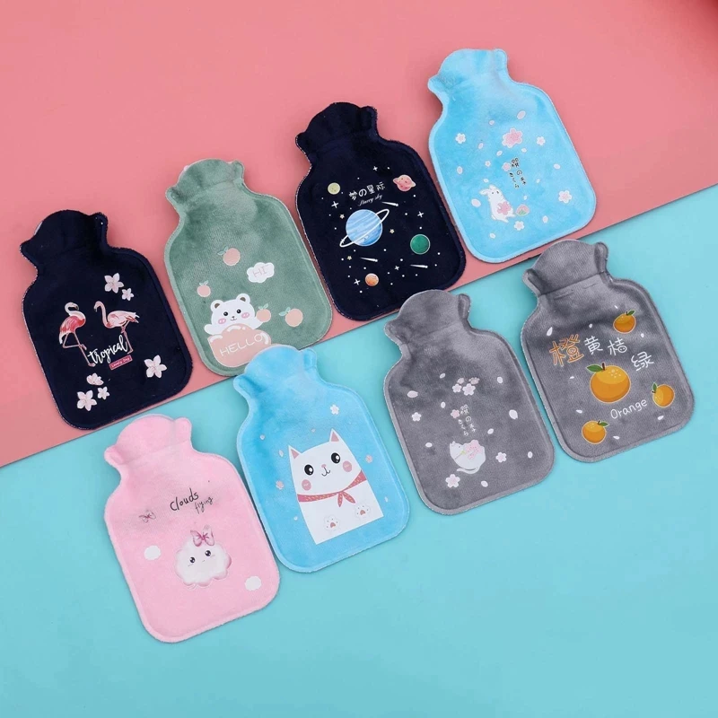 59% OFF Hot Water Bottle Plush Cartoon Anti-Scald Warm Bag Hand Warmer Bag, Female Belly Dysmenorrhea