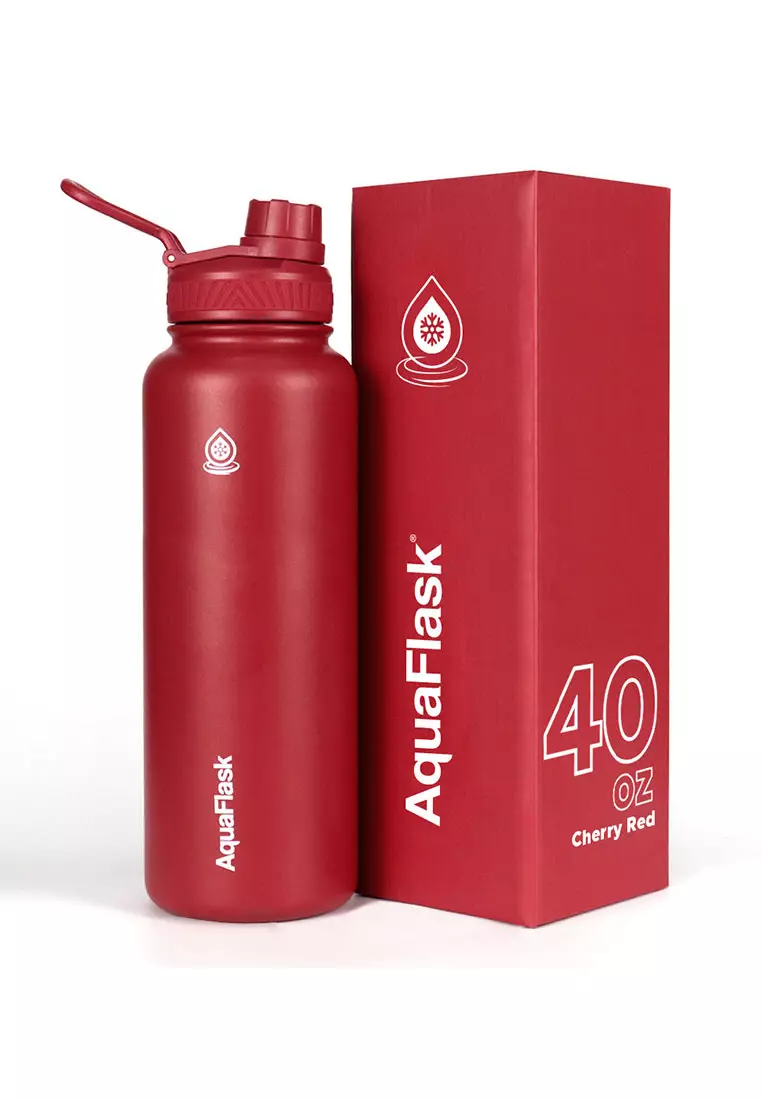 42% OFF 40oz Wide Mouth Water Bottle Cherry Red