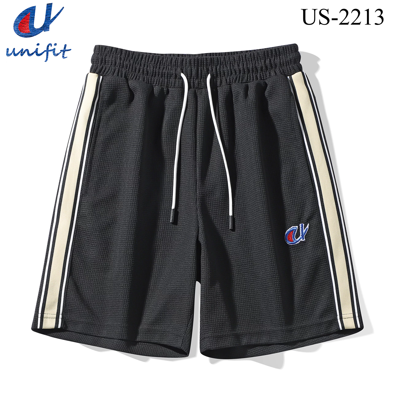 50% OFF UNIFIT Waffle Shorts Men's Fashion Casual Walker Short US-2213
