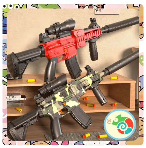 57% OFF Soft Bullet Gun Toy M416 Manual Shooting Education Model Outdoor Playing Gift For Kids