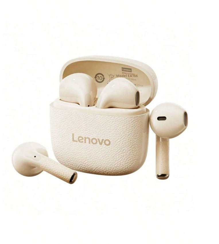 78% OFF Lenovo EA166 Bluetooth Smart Noise Cancelling Earbuds, Crystal Clear Calls, Wireless Bluetooth Headphones, HD Sound Quality, Built-In Microphone, IPX5 Waterproof, Running Sports Earbuds, Low Latency