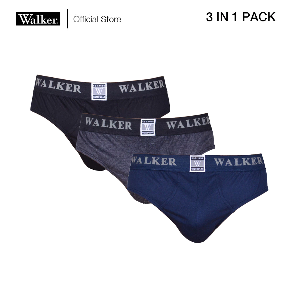 20% OFF Walker Organic Cotton USA Men Signature Underwear Brief (3 in 1 pack)