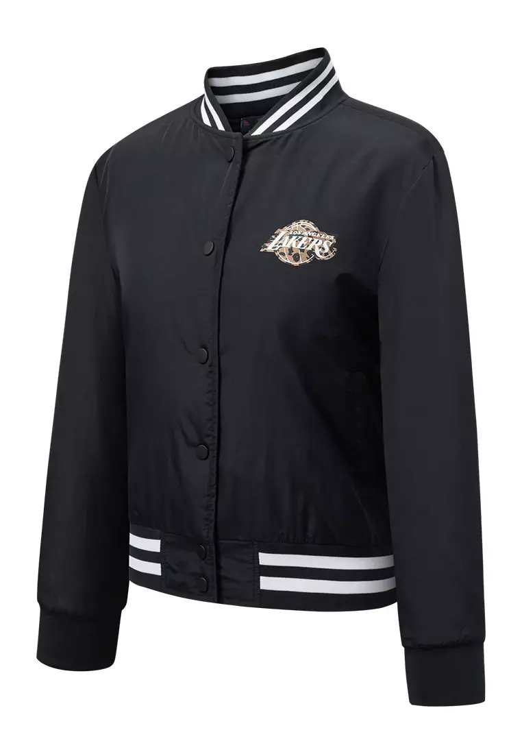 50% OFF Los Angeles Lakers Bomber Jacket for Women Regular Fit Urban Jungle Collection