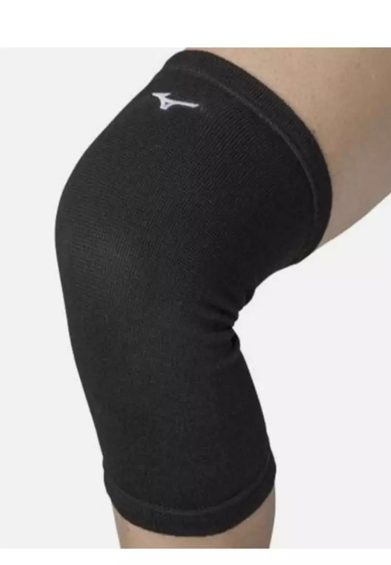 15% OFF Mizuno Leg Sleeve V2MYA01209 (1pc) Black White Logo Sports Knee Leg Protector (No pad)