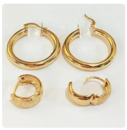 84% OFF 14k BUY 1 TAKE 1 Bangkok rose gold earrings
