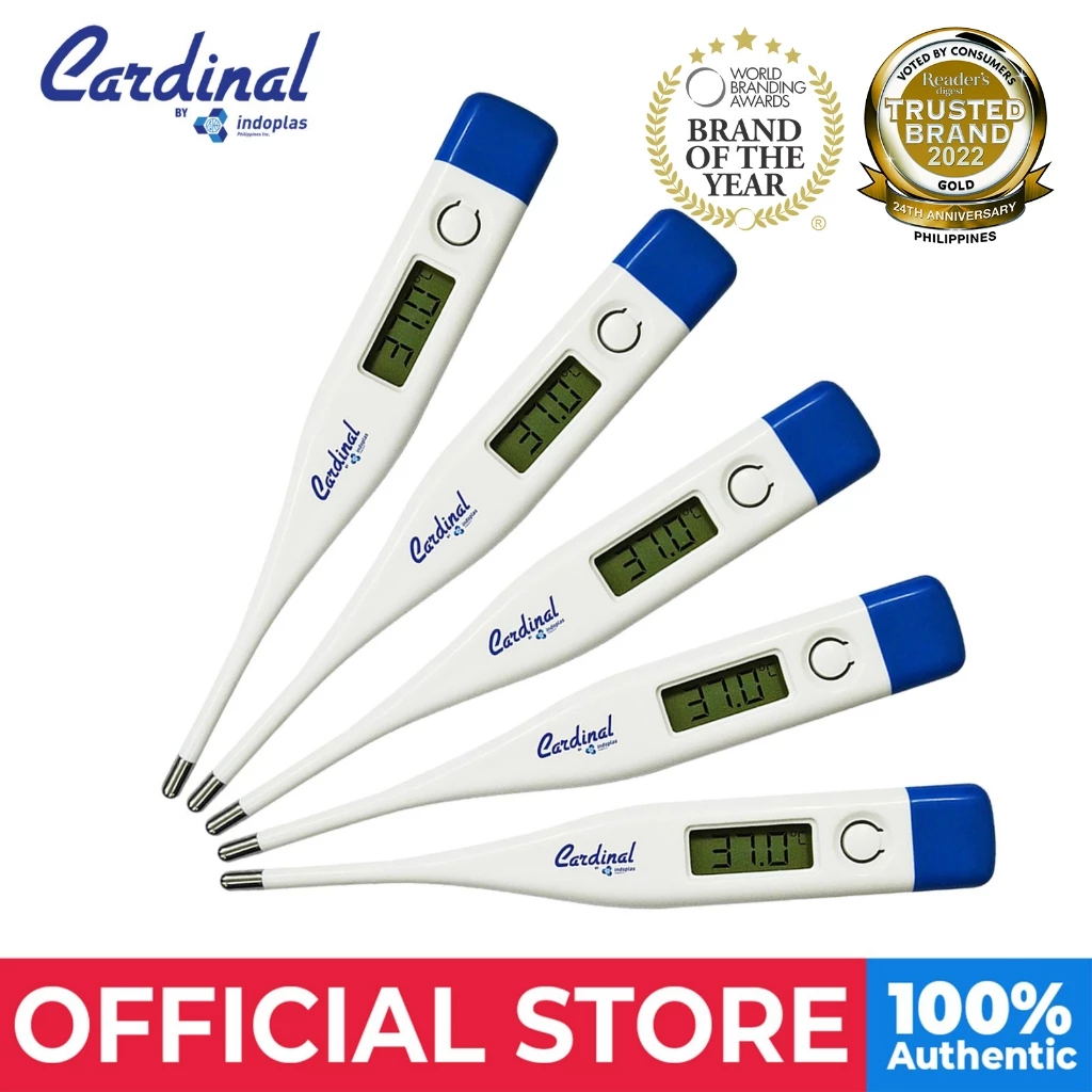 45% OFF Indoplas Cardinal Digital Thermometer 5's