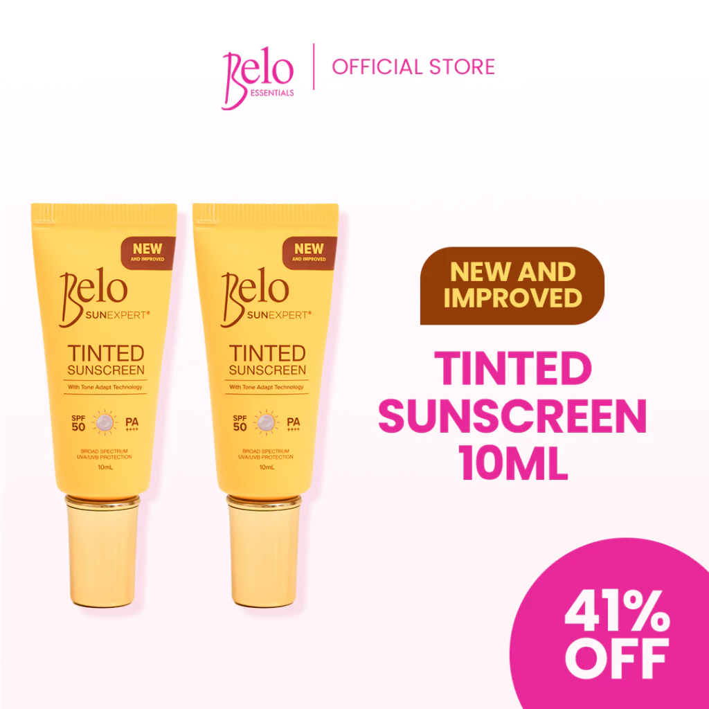 41% OFF Belo SunExpert Tinted Sunscreen SPF50 PA++++ 10mL 2-PC