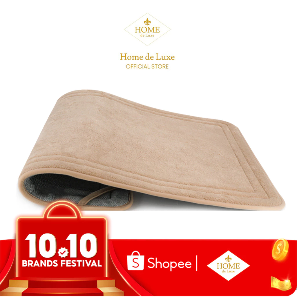 54% OFF Home De Luxe Memory foam bath mat non slip grip tex microfiber absorbent quick drying 17x24 21x34