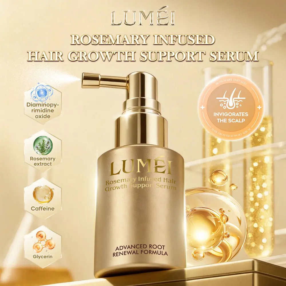 45% OFF LUMÉI Rosemary Infused Hair Growth Support Serum Caffeine Glycerin Diaminopy-rimidine oxide Advanced Root Renewal Formula