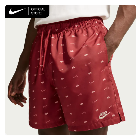 21% OFF Nike Men's Sportswear Club Woven Flow Shorts - Team Crimson [II4199-613]
